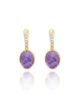 Orecchini Nanis Donna BOULES in Oro giallo Diamante 0.05 Ct OS2-609 - OS2-609